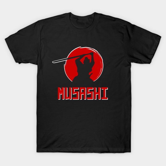 Musashi Mastery: Silhouette Crest Edition. T-Shirt by Rules of the mind